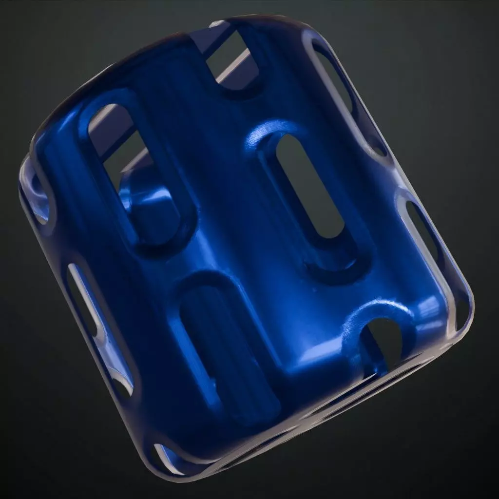 Dark Geometric Star Pattern Metal Plate PBR Seamless Texture_1