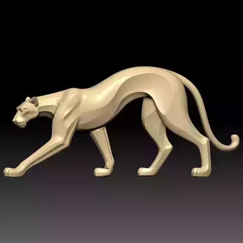 Leopard Sculpture