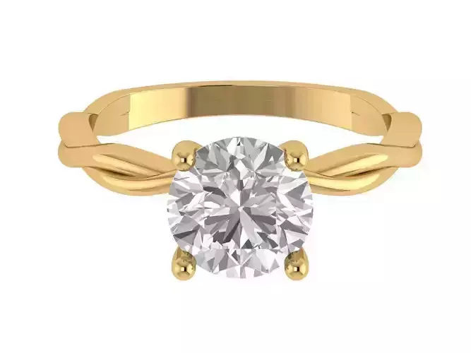 Round Solitaire Ring