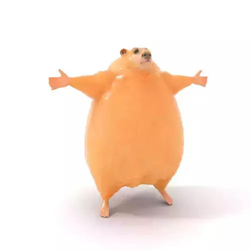 Fluffy Creature model pack Low-poly 3D model