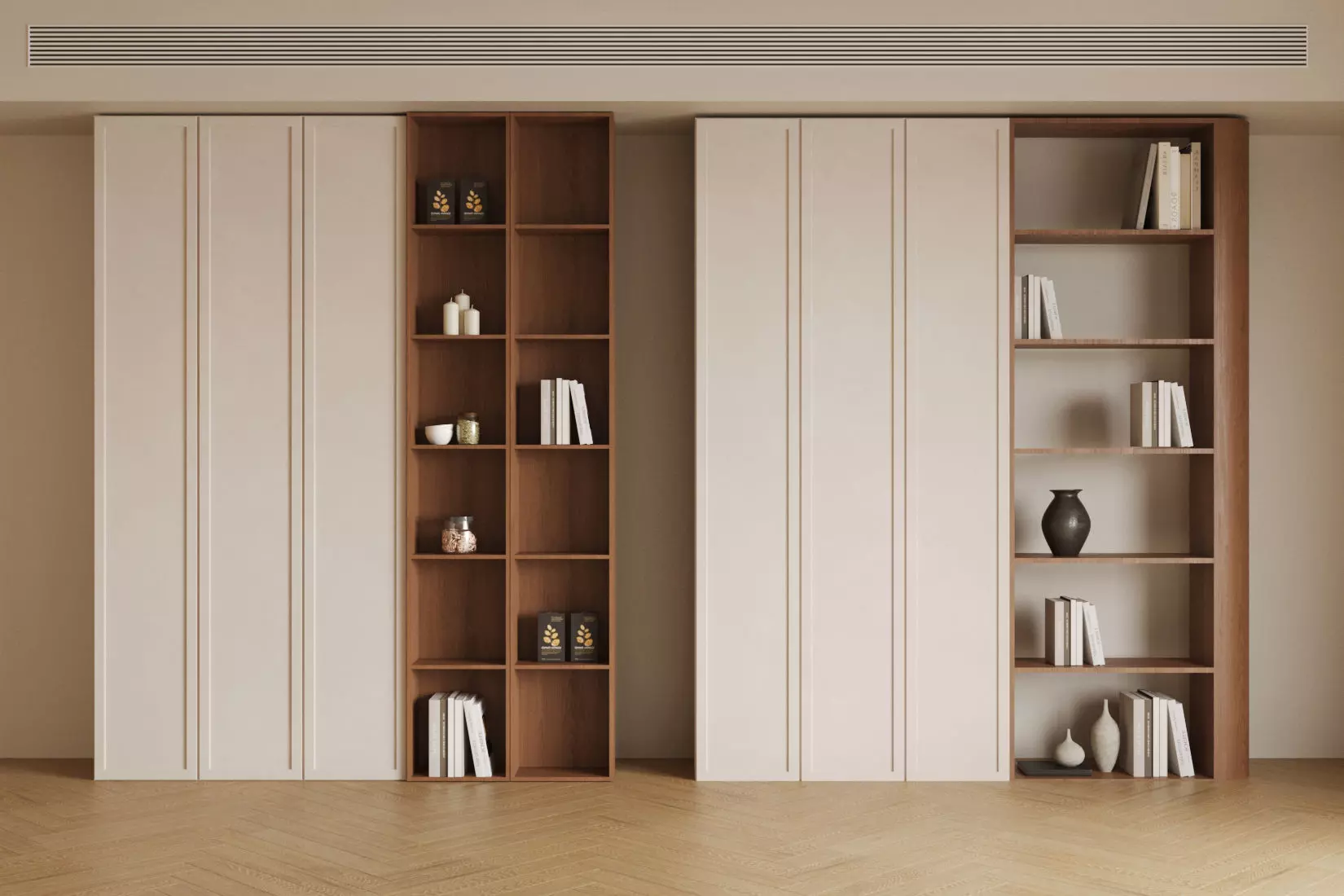 Open   style shelf 3D model_0