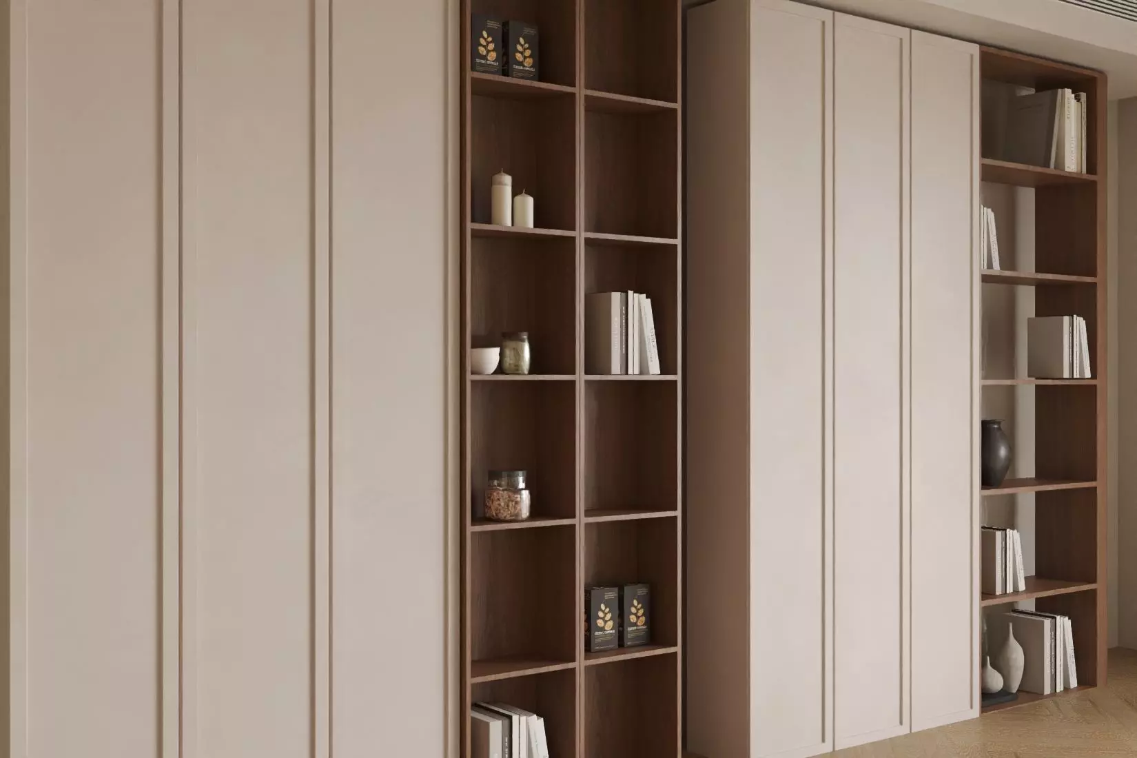 Open   style shelf 3D model_2