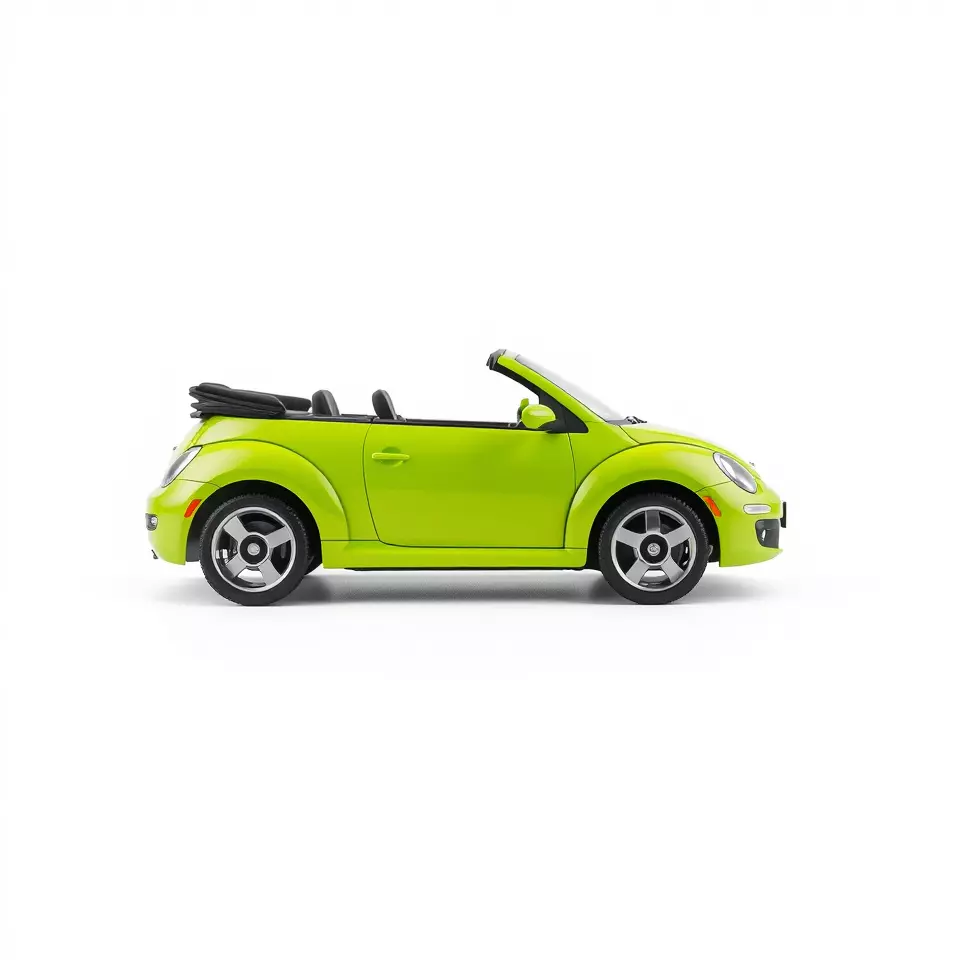 Lime Green Convertible model pack Low-poly 3D model_2