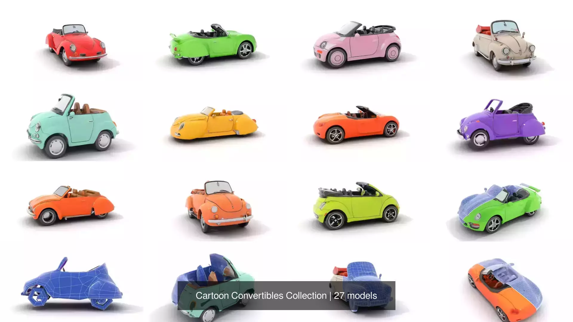 Cartoon Convertibles Collection _49