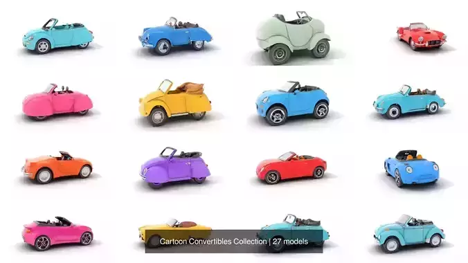 Cartoon Convertibles Collection  Cartoon Convertibles Collection