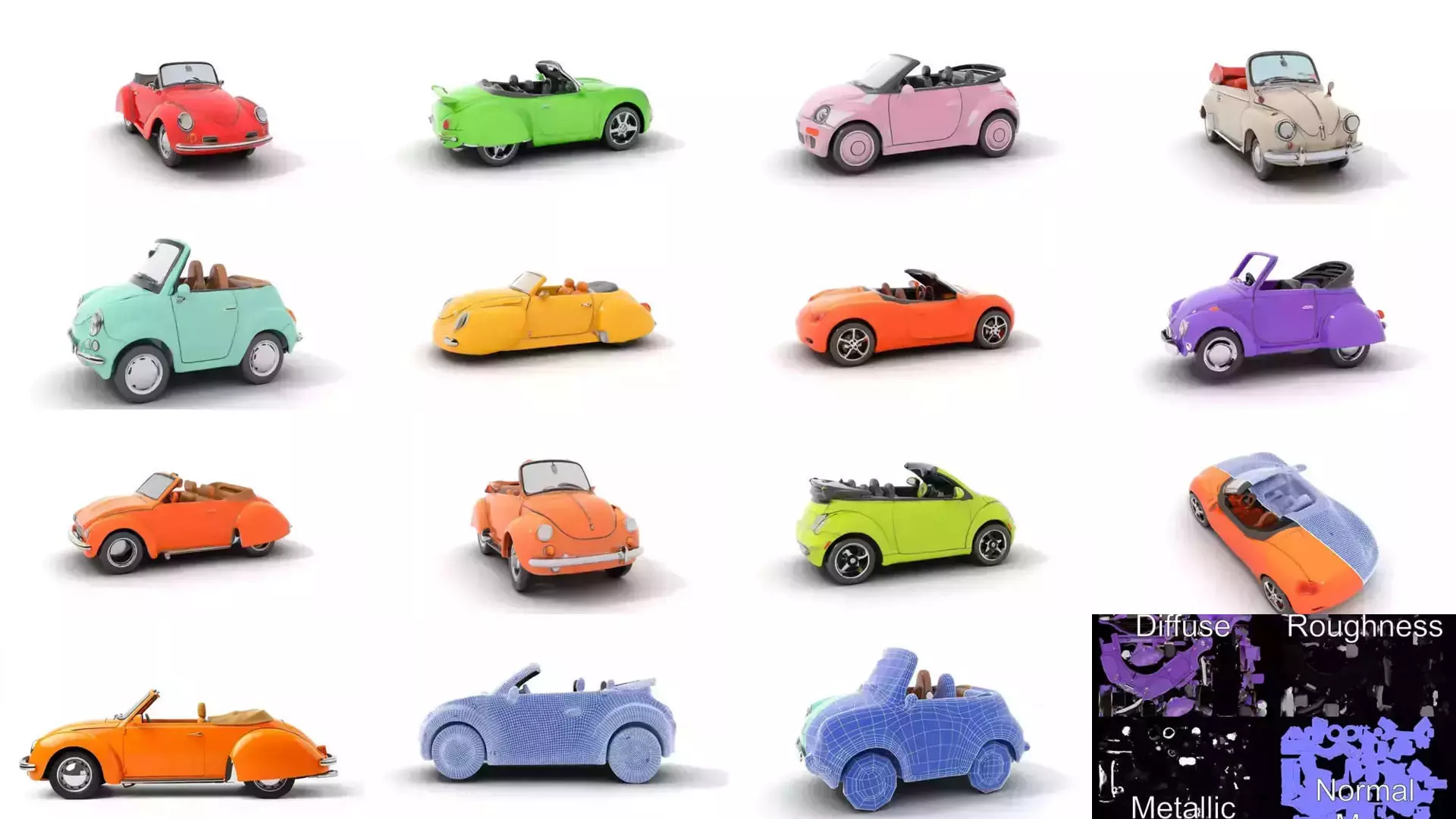 Cartoon Convertibles Collection _48