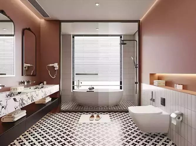 Modern Light-Luxury Bathroom