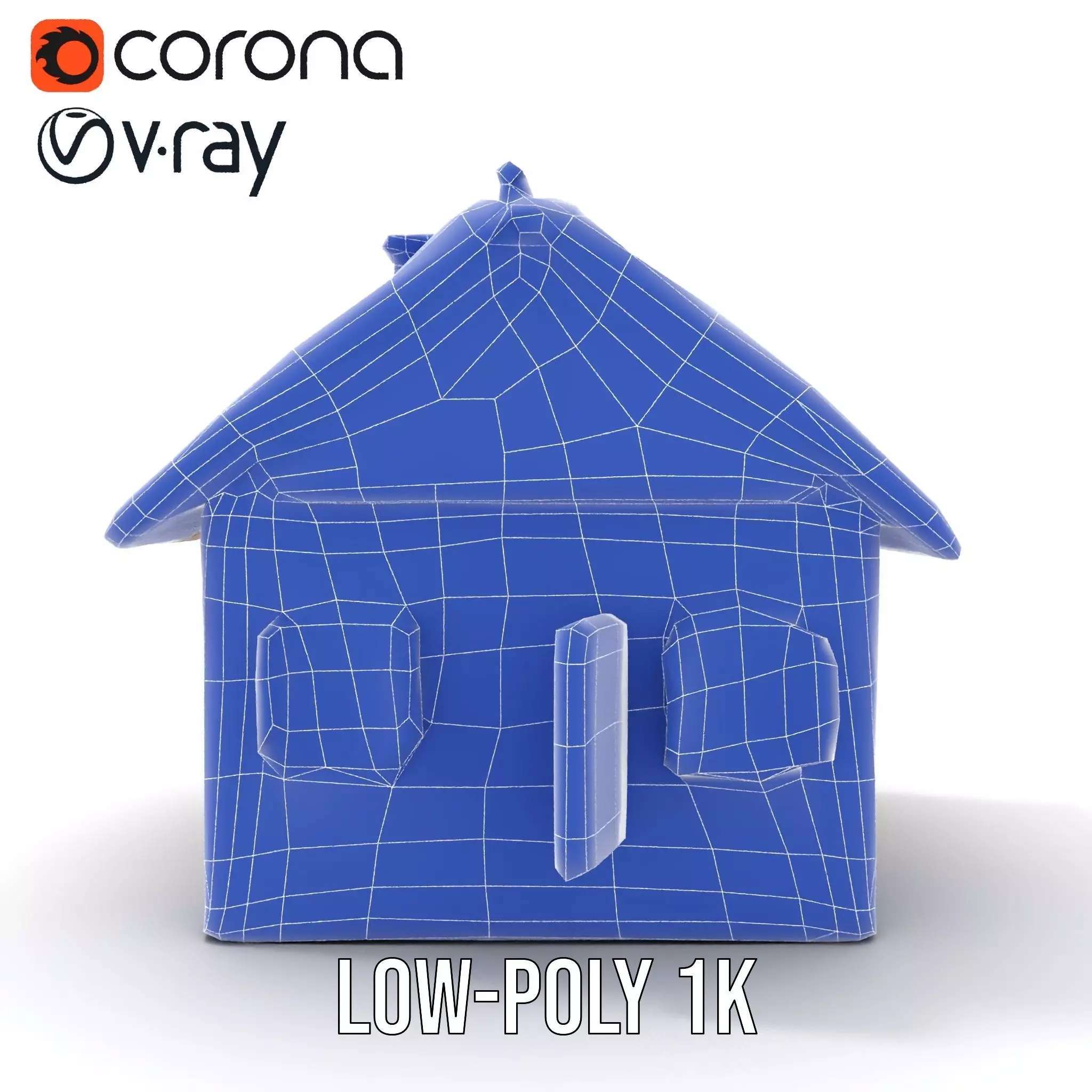 Rustic Cottage House model pack Low-poly 3D model_28