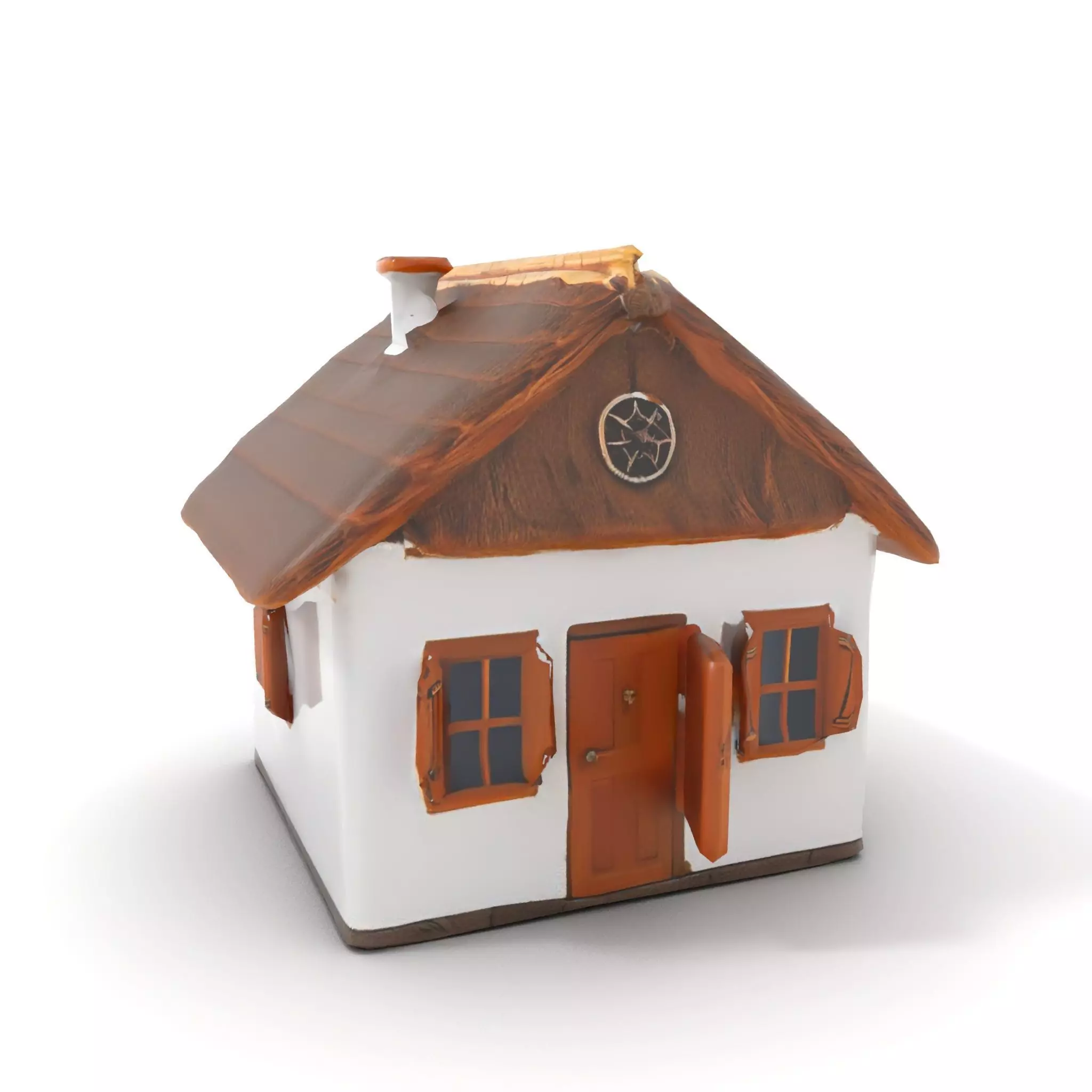 Rustic Cottage House model pack Low-poly 3D model_14