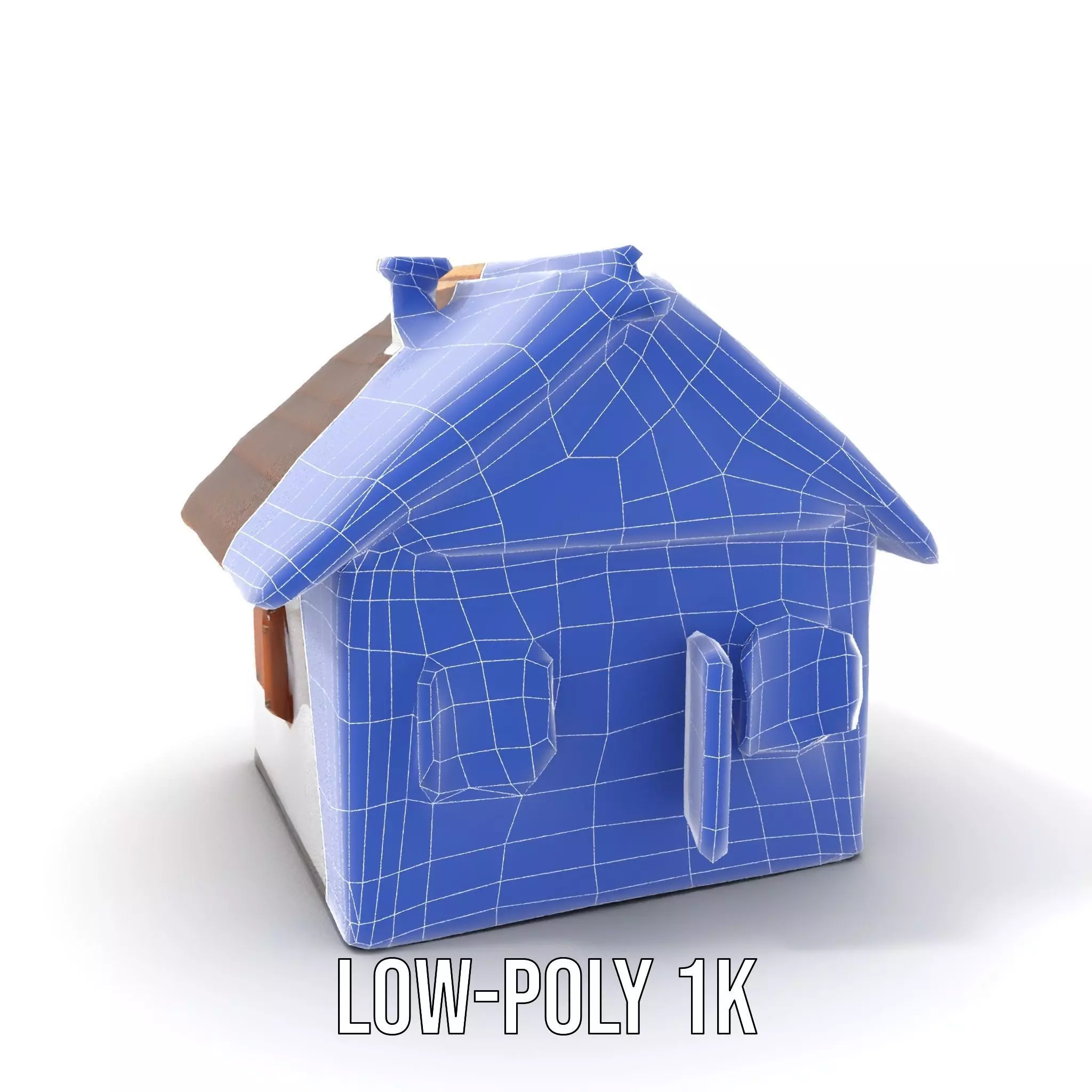 Rustic Cottage House model pack Low-poly 3D model_25