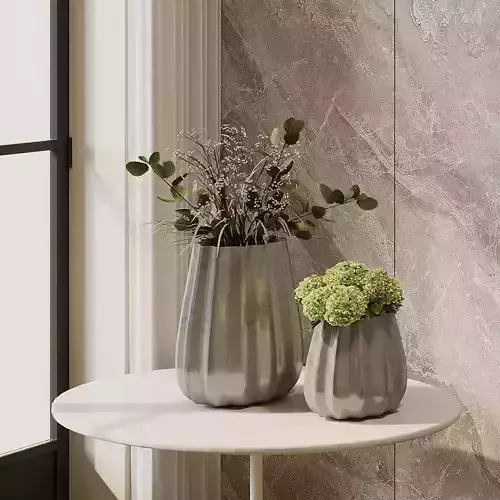 Vase flower arrangement