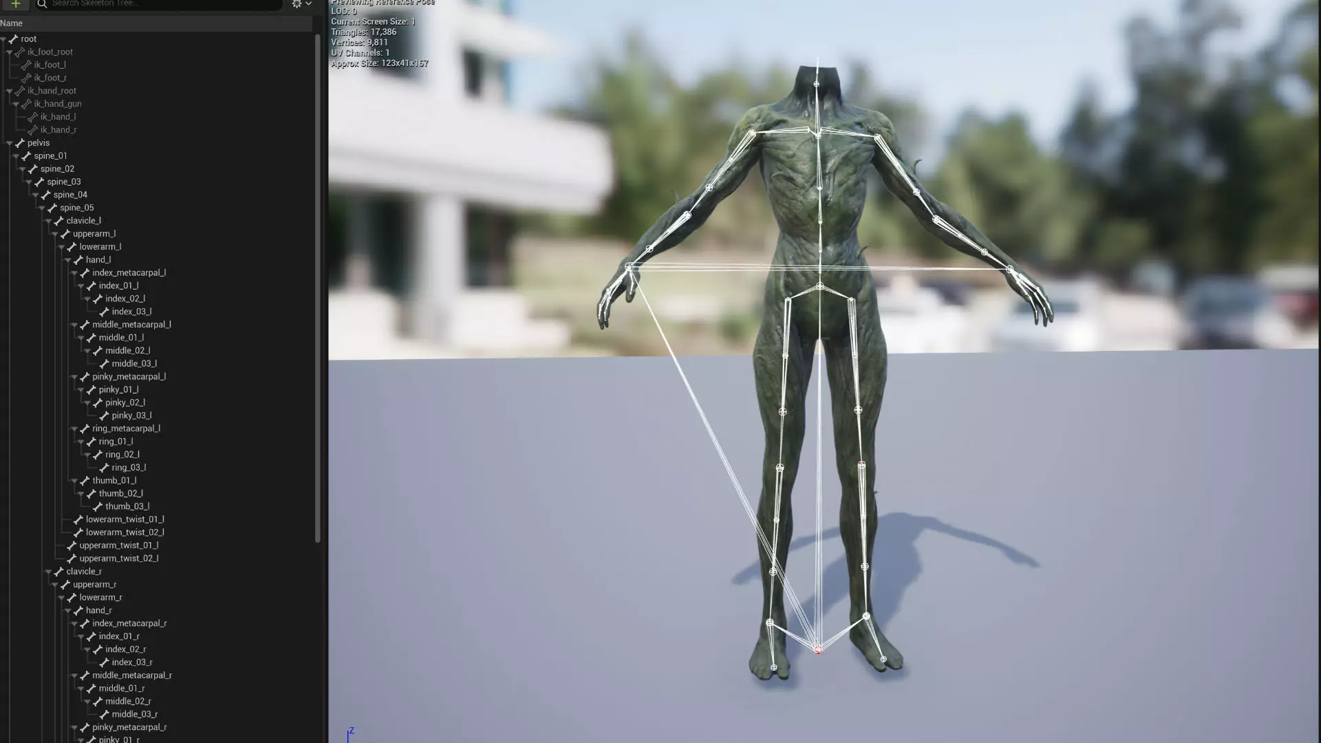 Halloween Pumpkin Character Low-poly 3D model_11