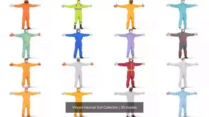 Vibrant Hazmat Suit Collection 