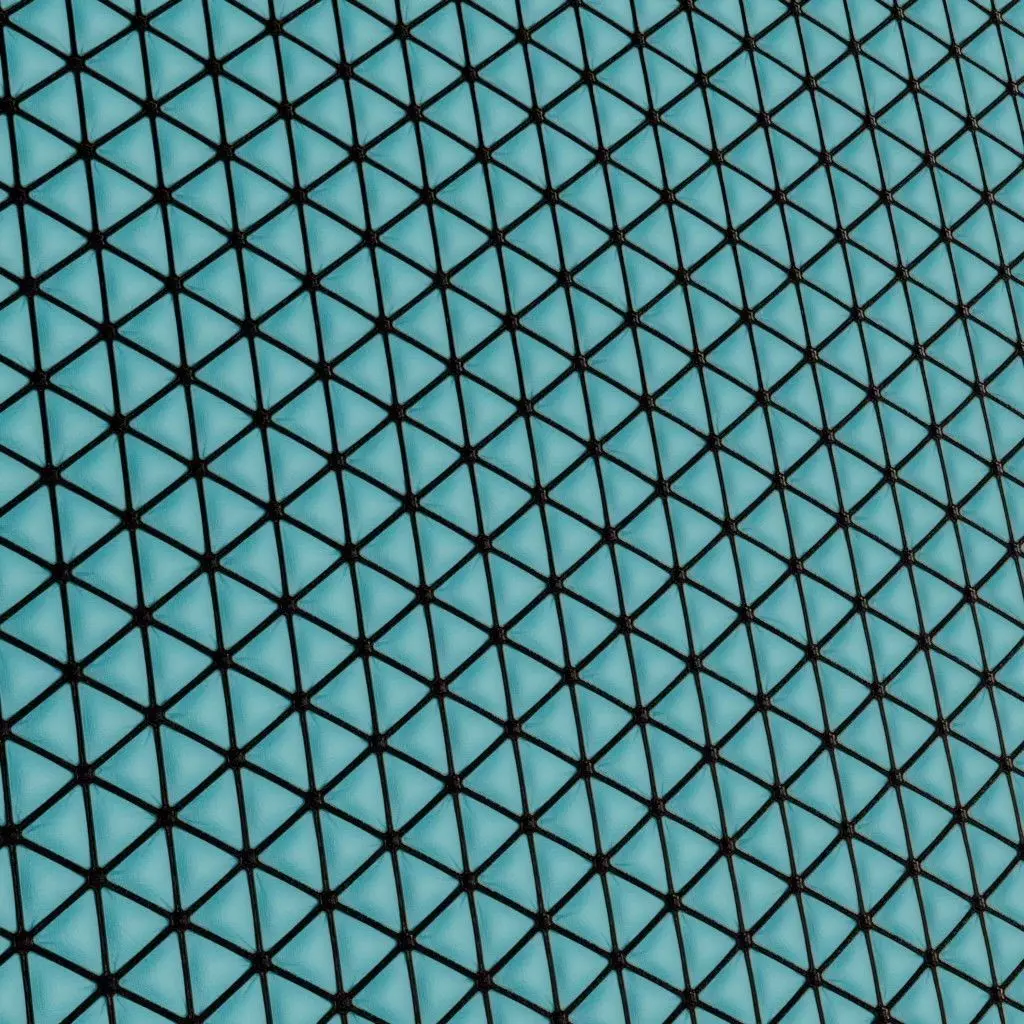 Sci-Fi Blue Padded Wall Panel PBR Seamless Texture_3