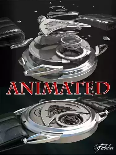 Watch 5 exploded 3D model