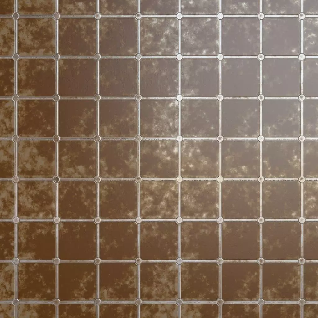 Rusted Worn Brown Metal Panel PBR Seamless Texture_2