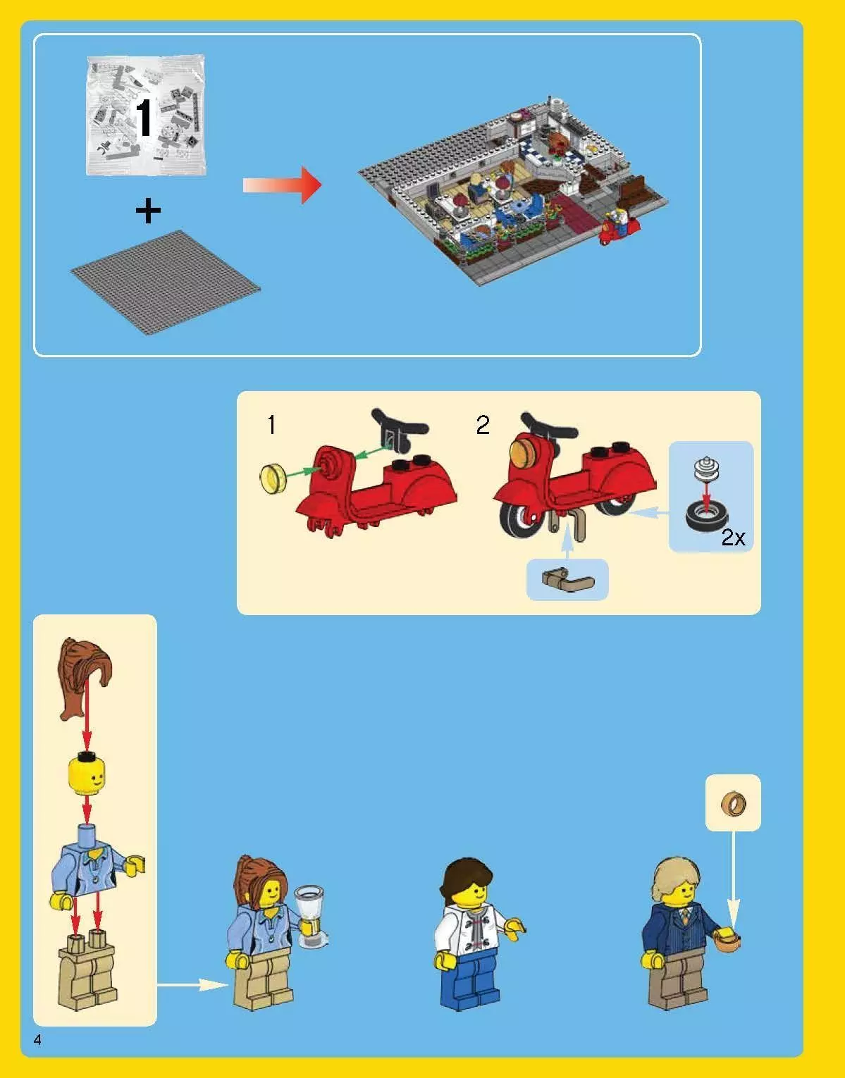 TwindBricks3D - 10243 Parisian-Restaurant 3D print model_3