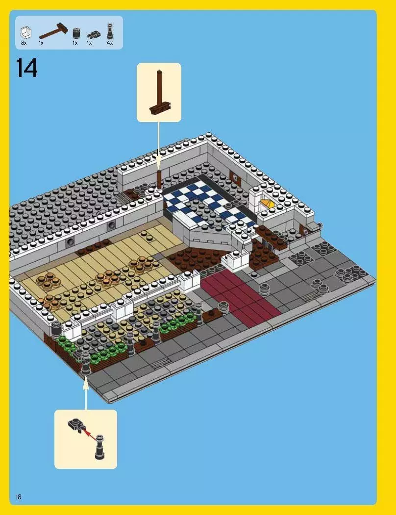 TwindBricks3D - 10243 Parisian-Restaurant 3D print model_9