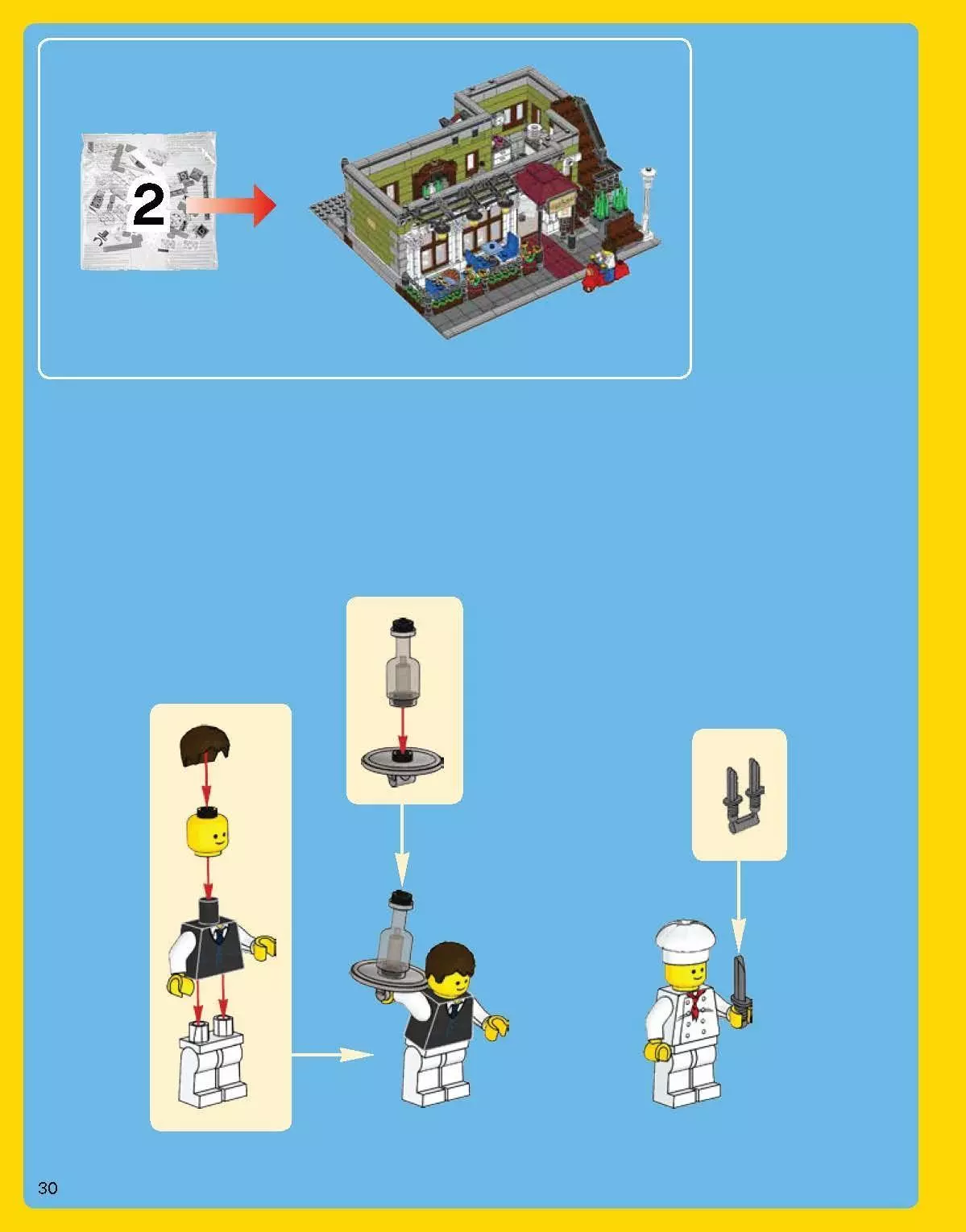 TwindBricks3D - 10243 Parisian-Restaurant 3D print model_28