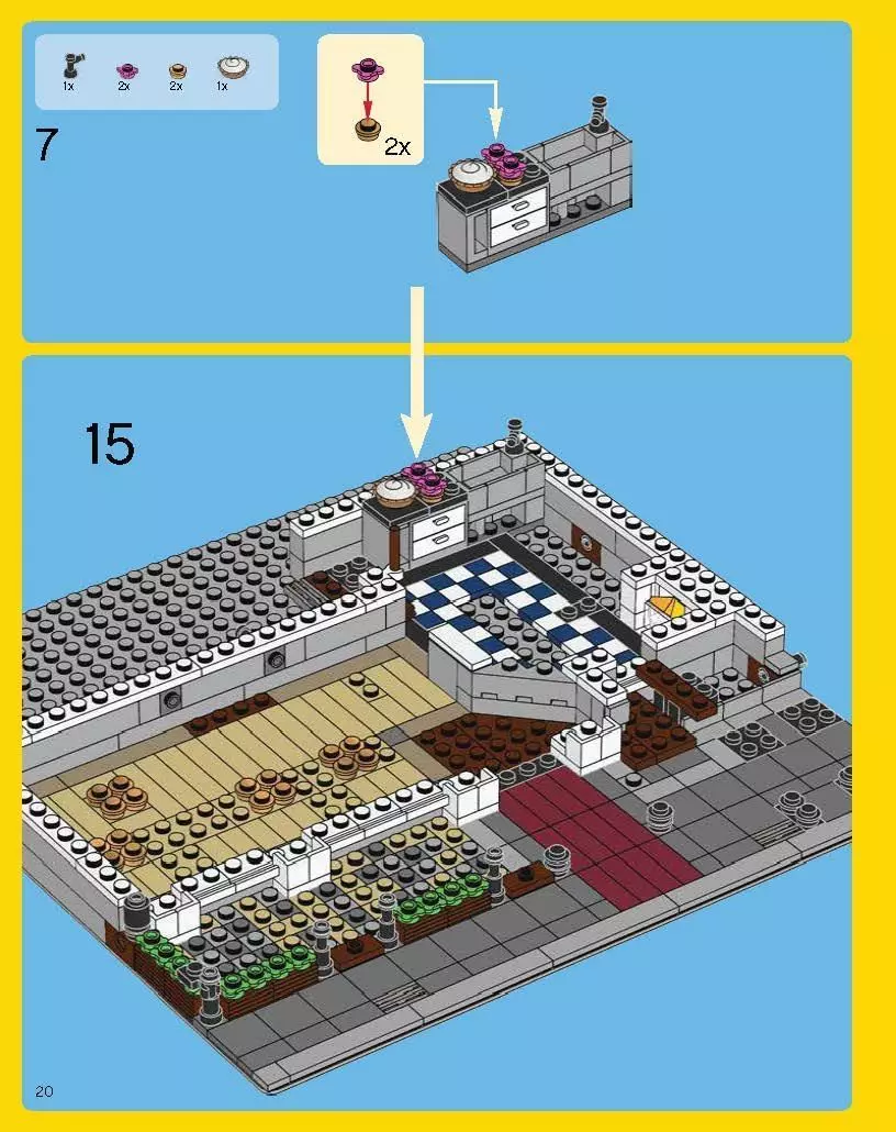 TwindBricks3D - 10243 Parisian-Restaurant 3D print model_23