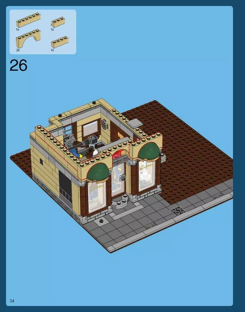 TwindBricks3D - 10246 Detective Office 3D print model_31