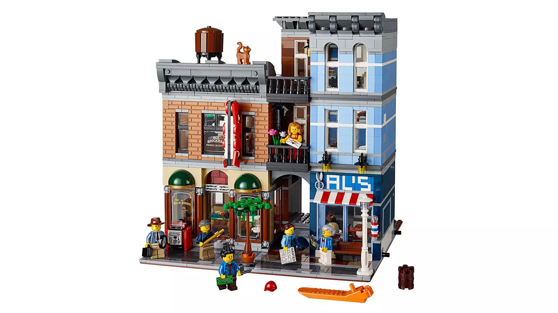 TwindBricks3D - 10246 Detective Office 3D print model_0