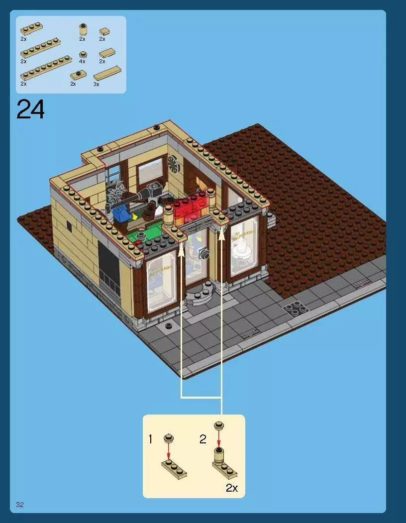 TwindBricks3D - 10246 Detective Office 3D print model_32