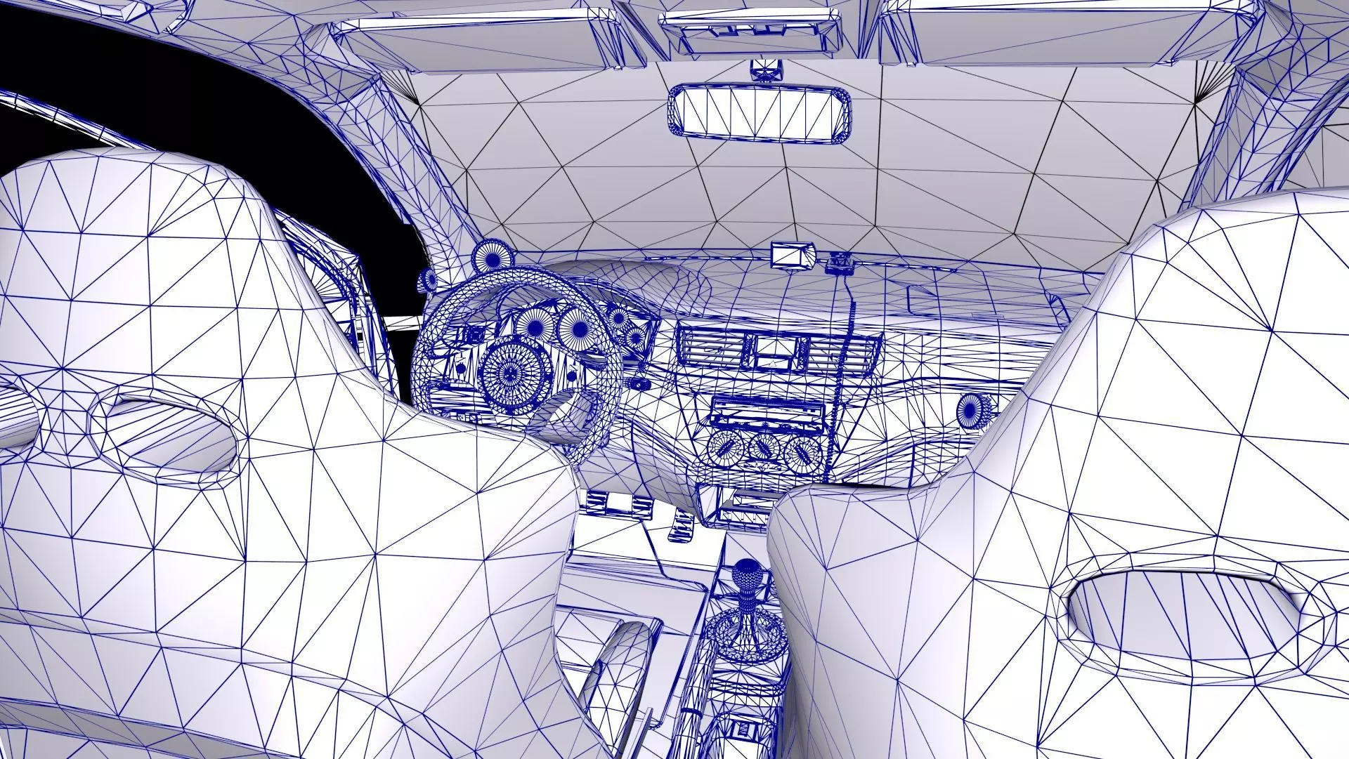 2 Fast 2 Furious Mitsubishi Lancer Evo VII Low-poly 3D model_23