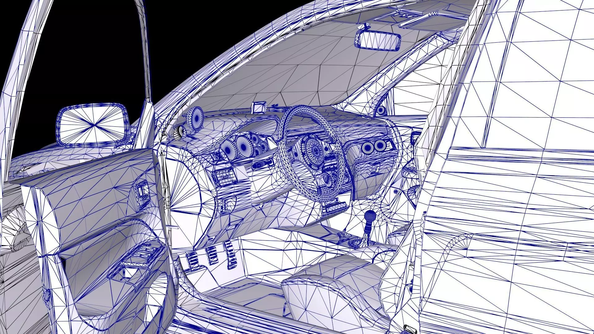 2 Fast 2 Furious Mitsubishi Lancer Evo VII Low-poly 3D model_22