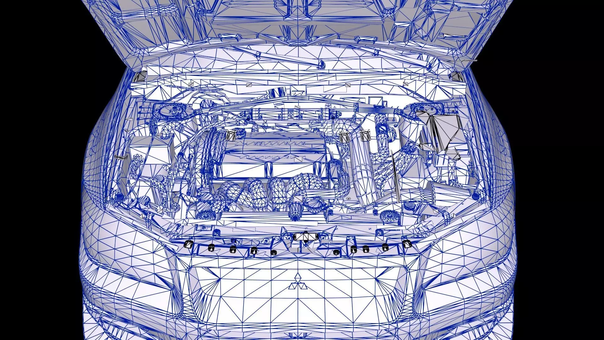 2 Fast 2 Furious Mitsubishi Lancer Evo VII Low-poly 3D model_21