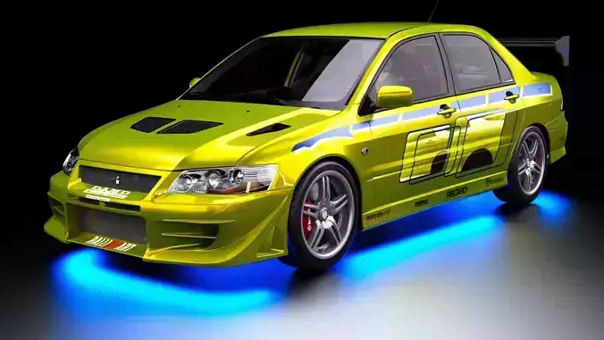 2 Fast 2 Furious Mitsubishi Lancer Evo VII