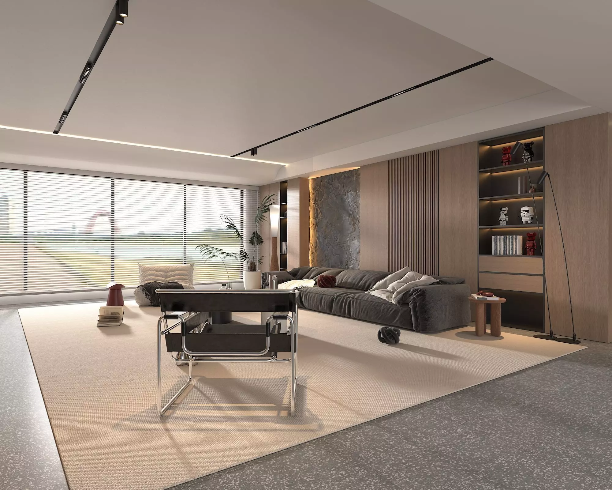 Living Room Scene 3 3D model_5