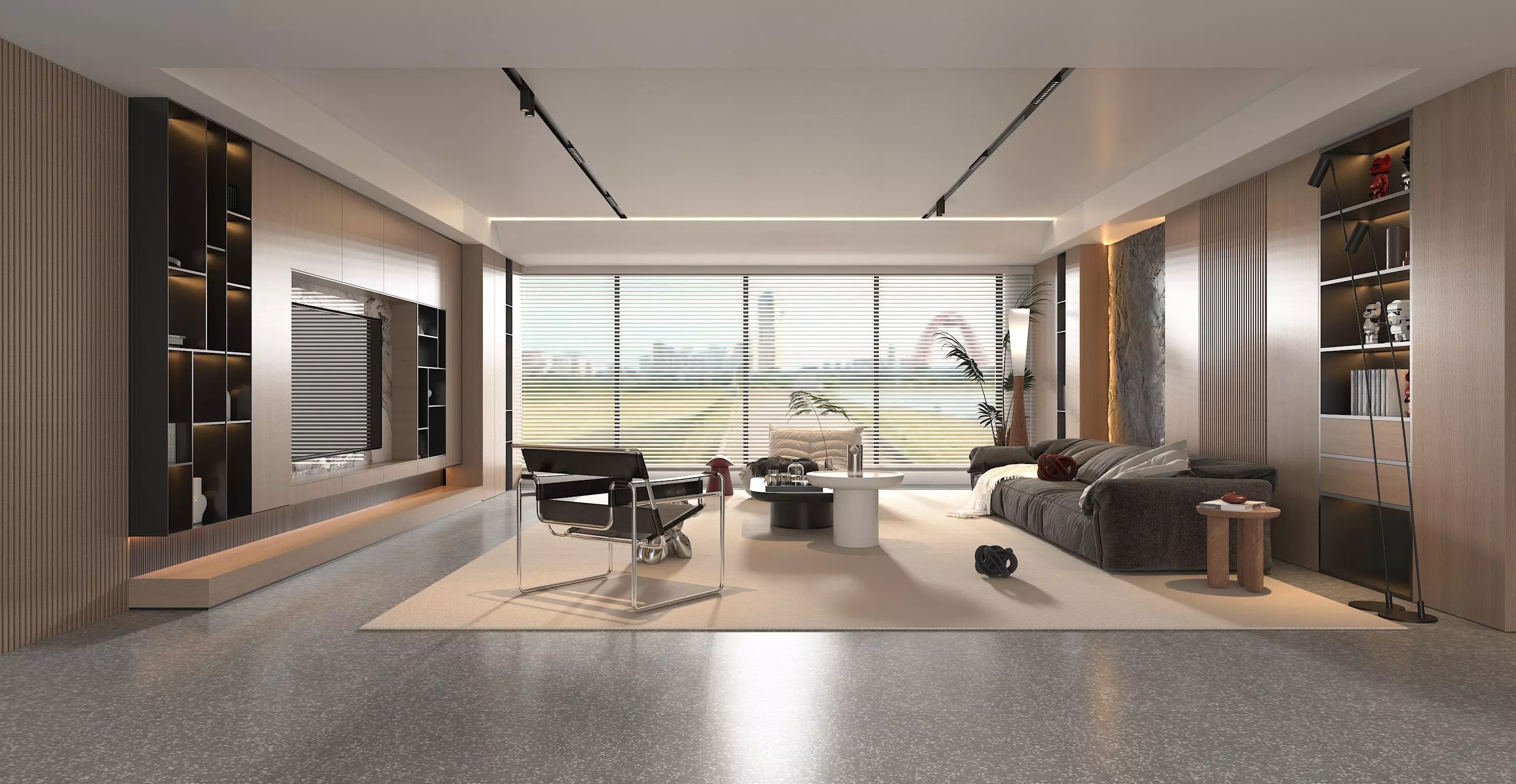 Living Room Scene 3 3D model_3