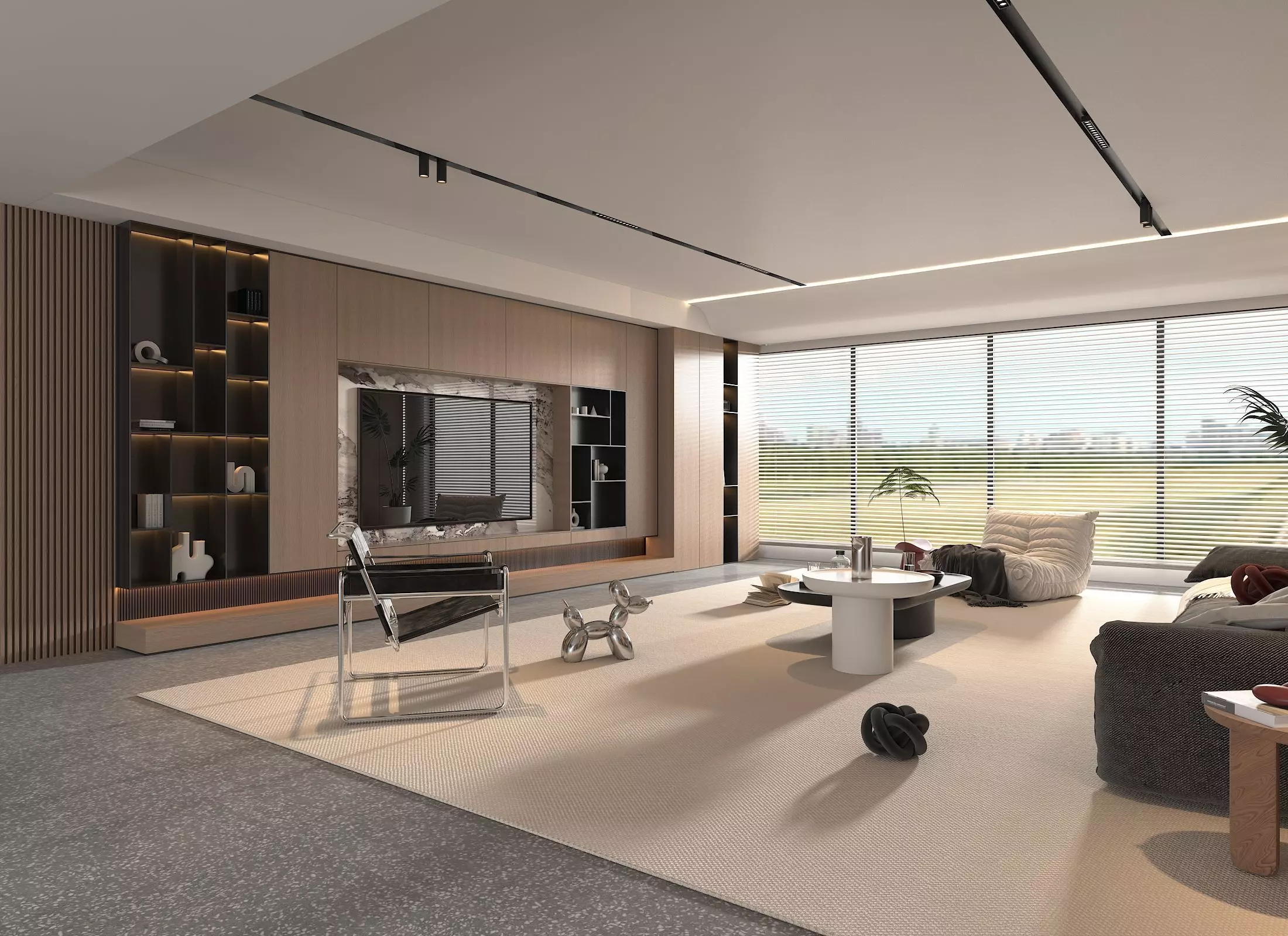 Living Room Scene 3 3D model_2