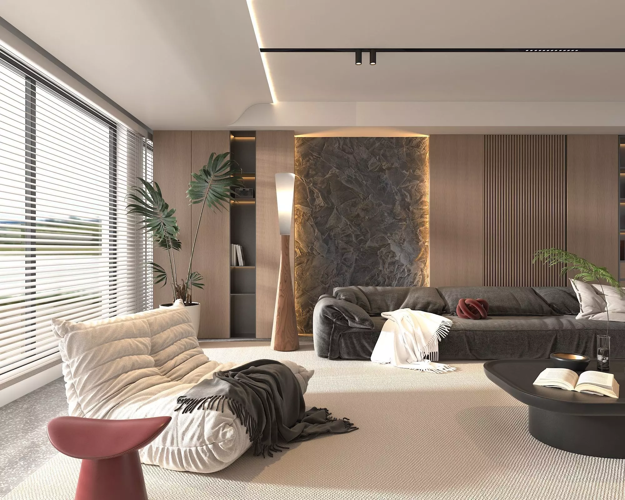 Living Room Scene 3 3D model_7