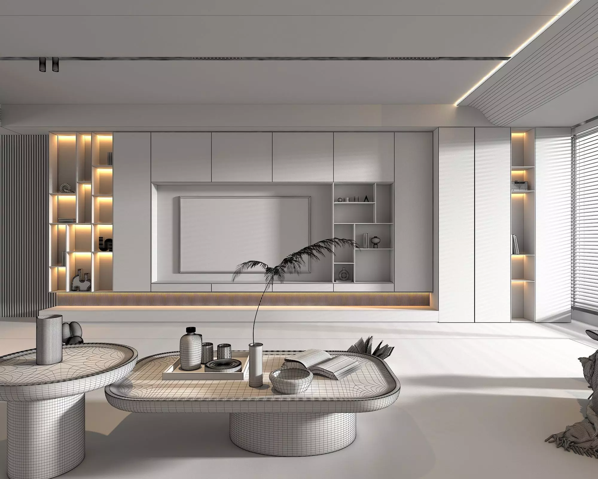 Living Room Scene 3 3D model_9