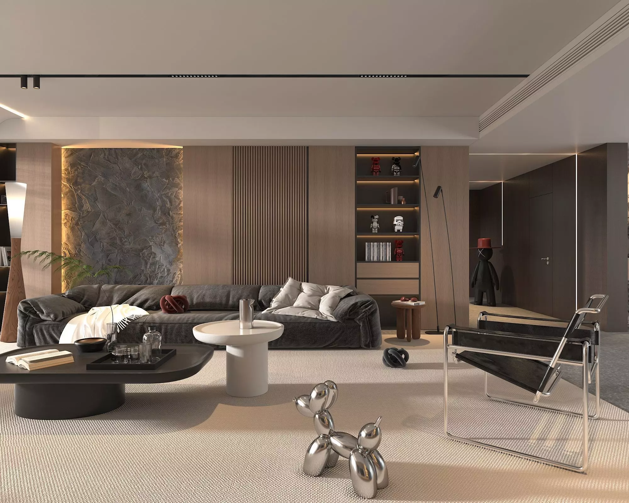 Living Room Scene 3 3D model_6