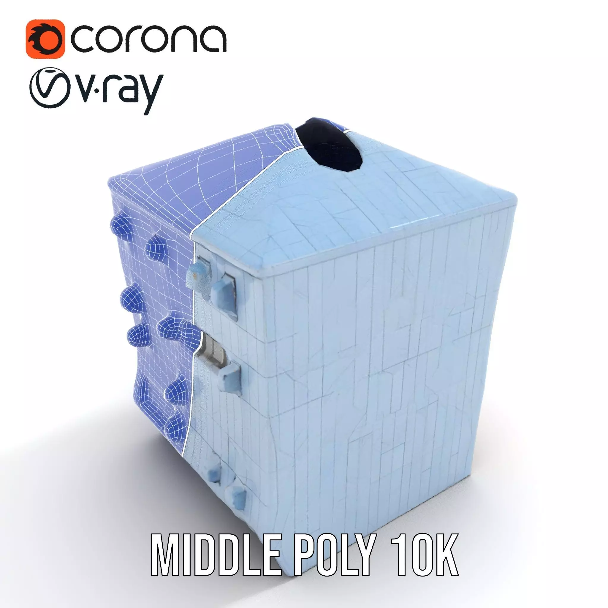 Modern Architectural Structure model pack Low-poly 3D model_14