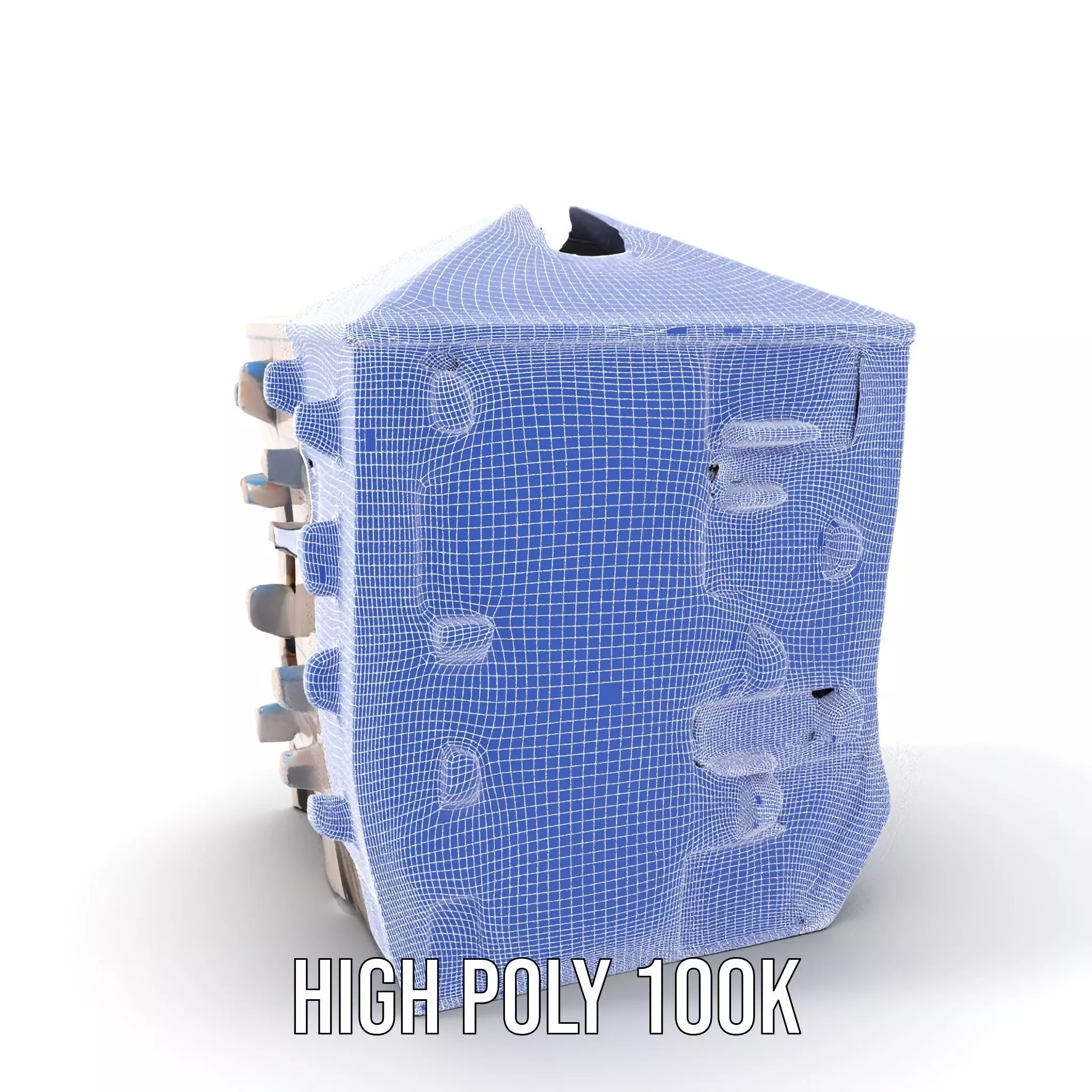 Modern Architectural Structure model pack Low-poly 3D model_5