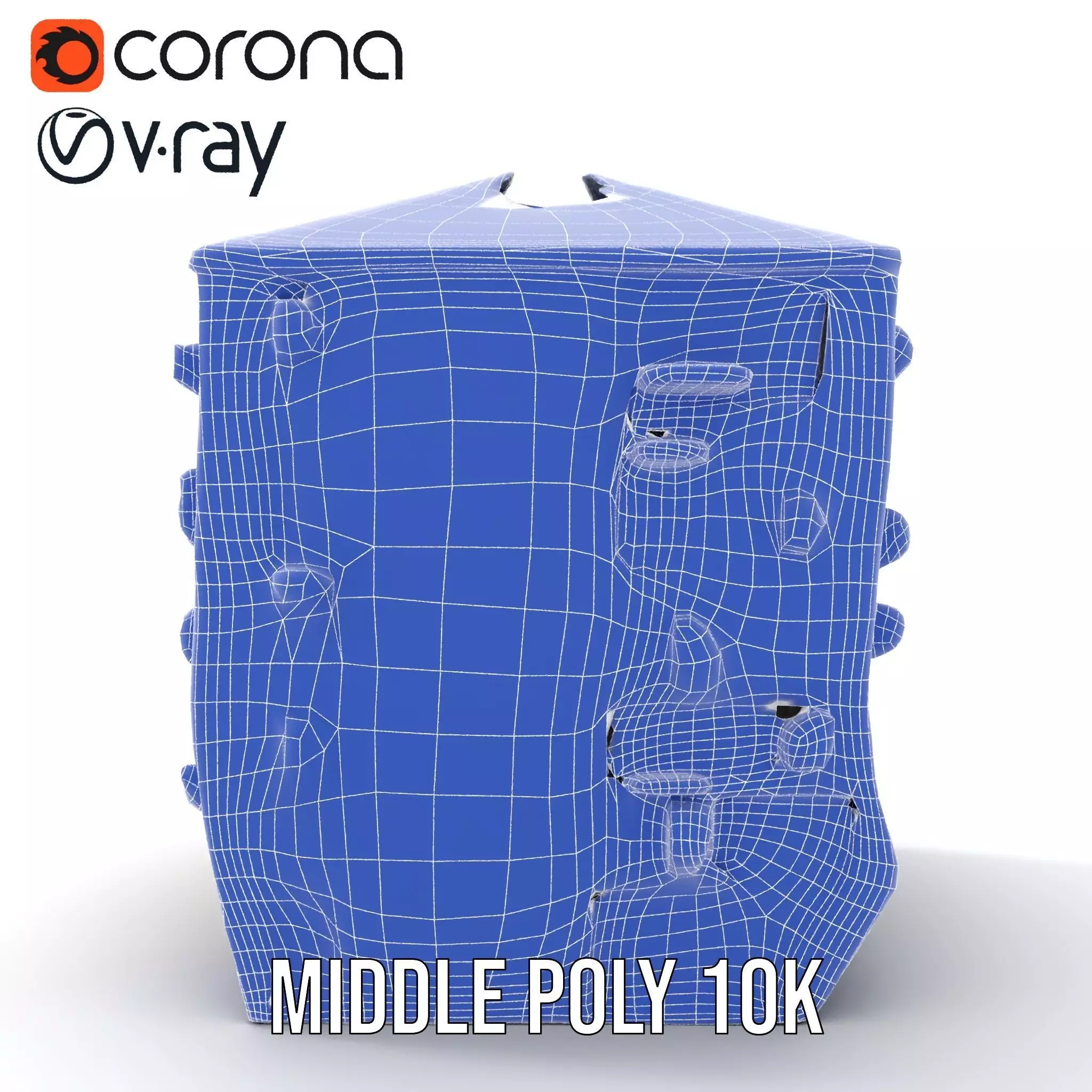 Modern Architectural Structure model pack Low-poly 3D model_25