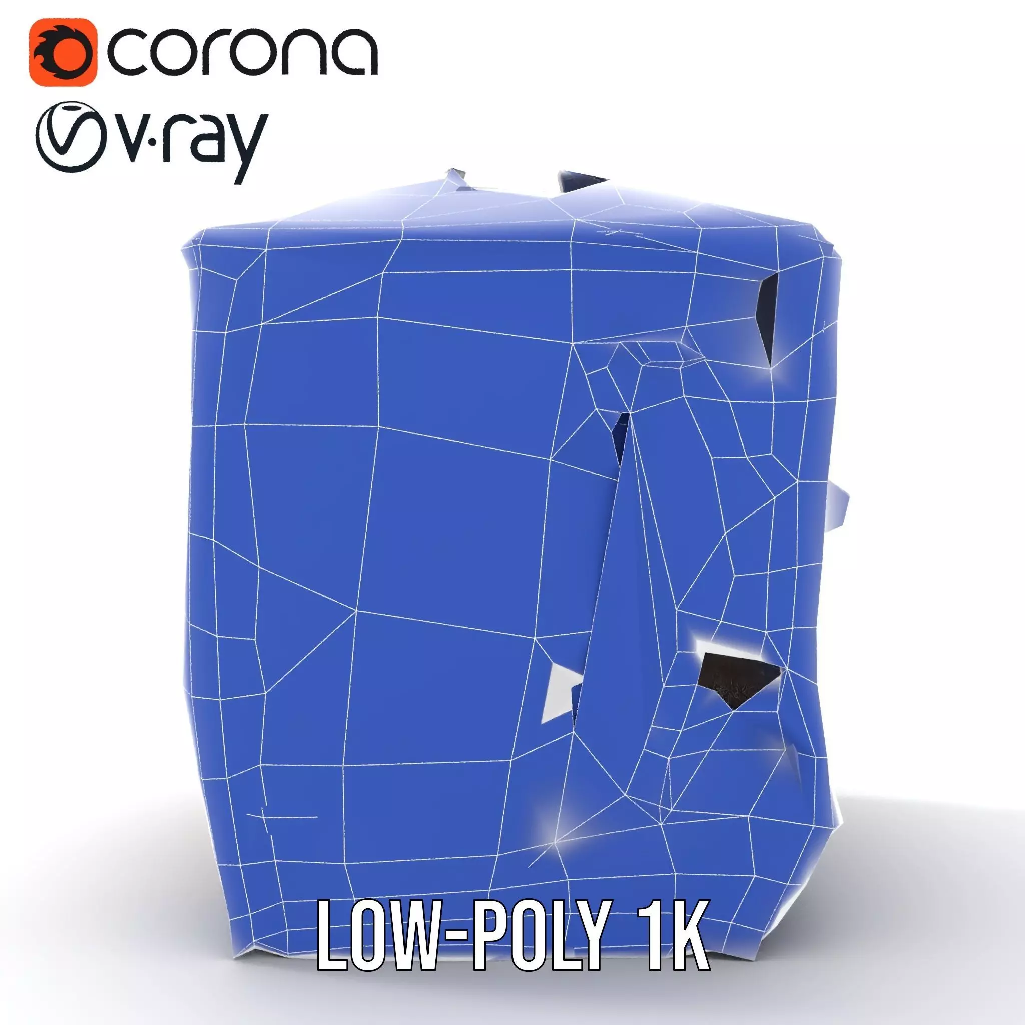 Modern Architectural Structure model pack Low-poly 3D model_31