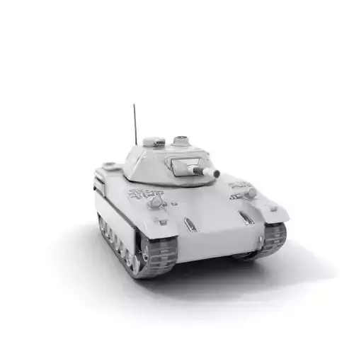 Arctic Camouflage Tank model pack