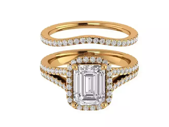 Emerald Engagement Ring