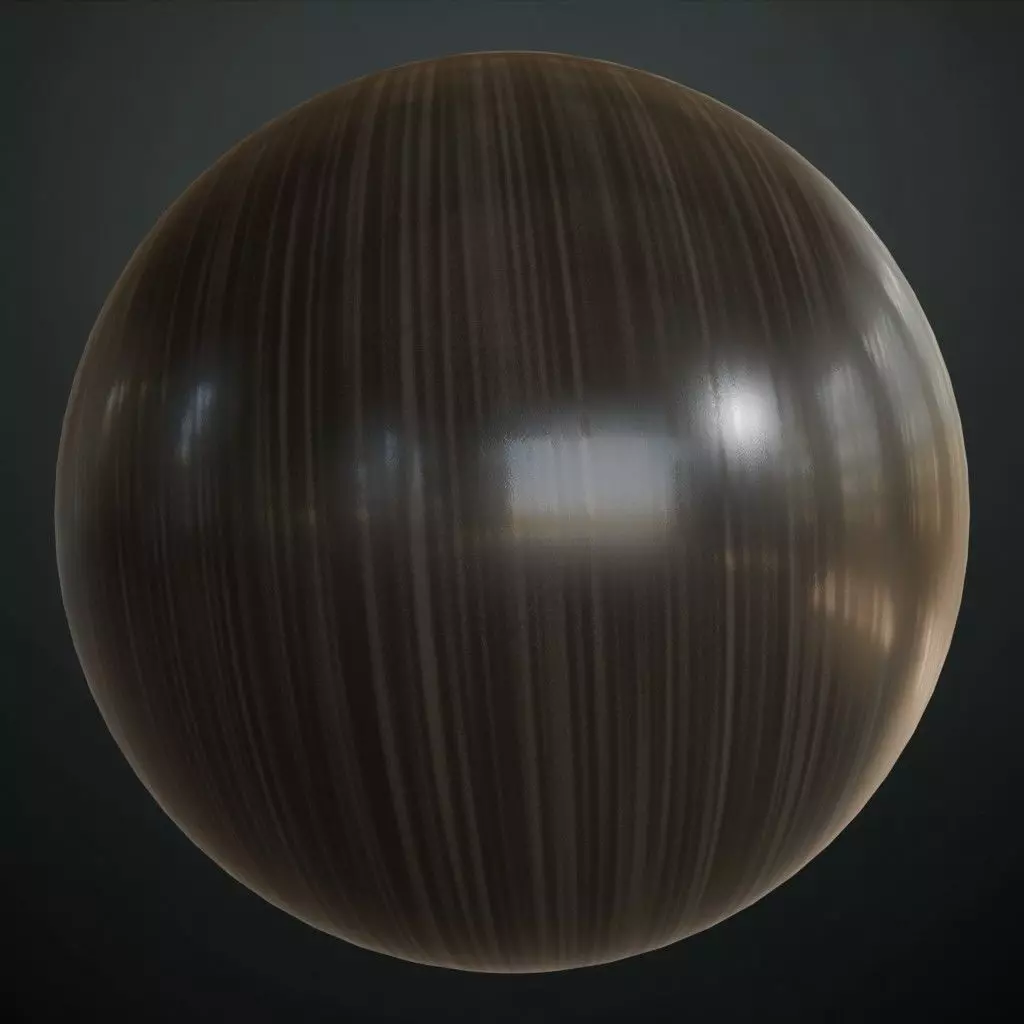 Dark Polished Brushed Metal Strips PBR Seamless Texture_0