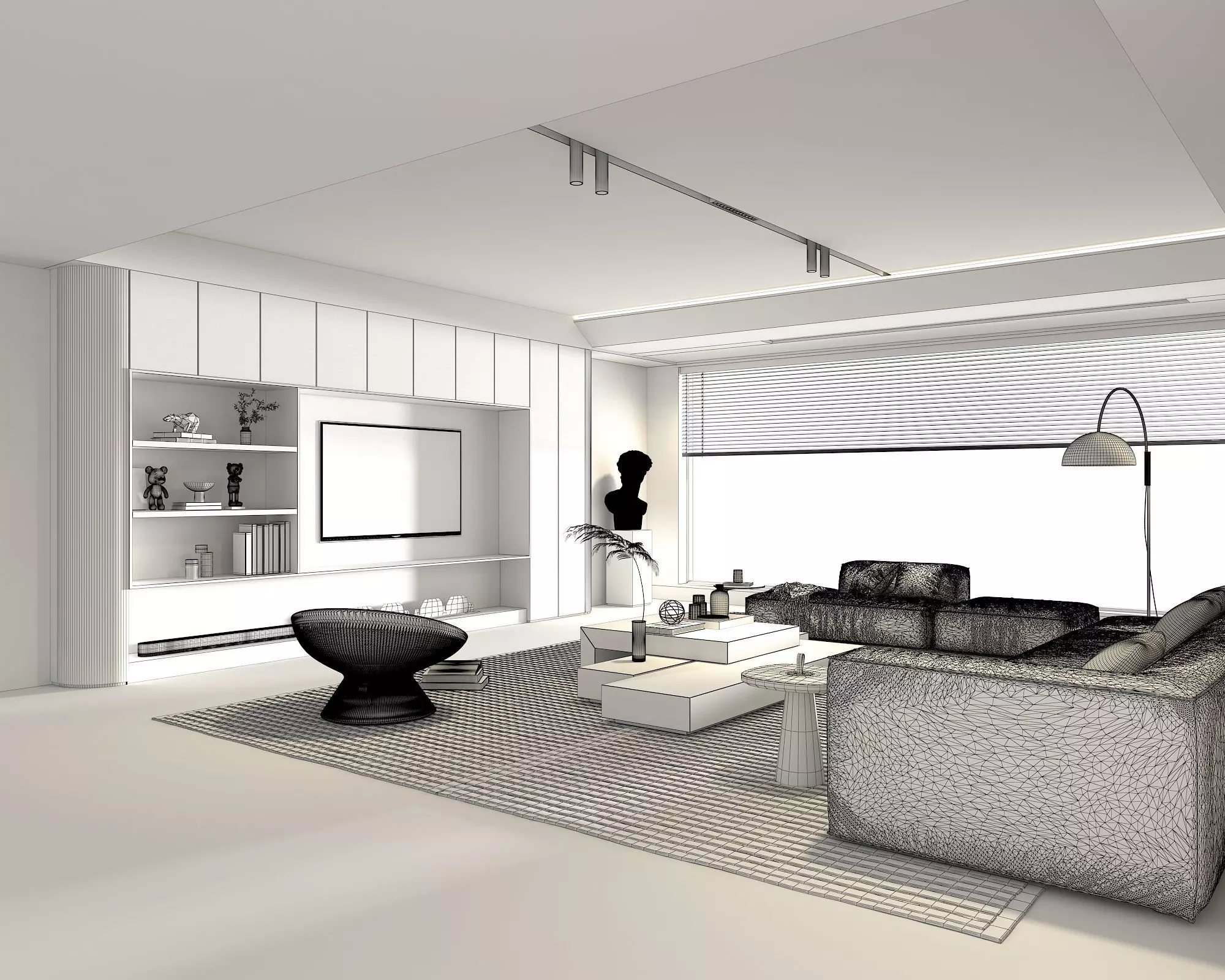 Living Room Scene 6 3D model_10