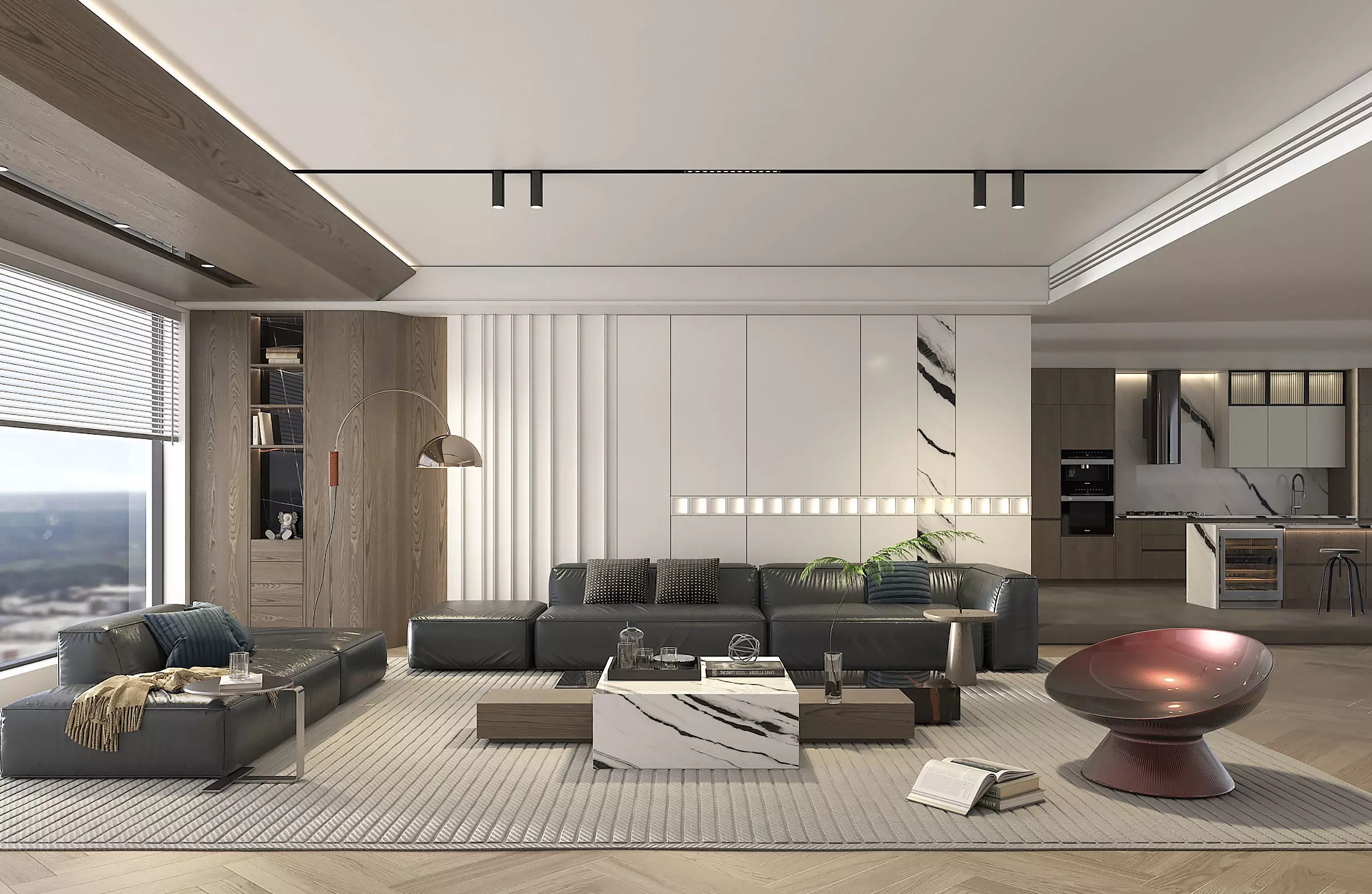 Living Room Scene 6 3D model_0