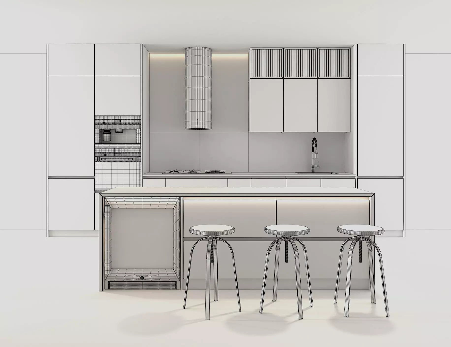 Living Room Scene 6 3D model_11