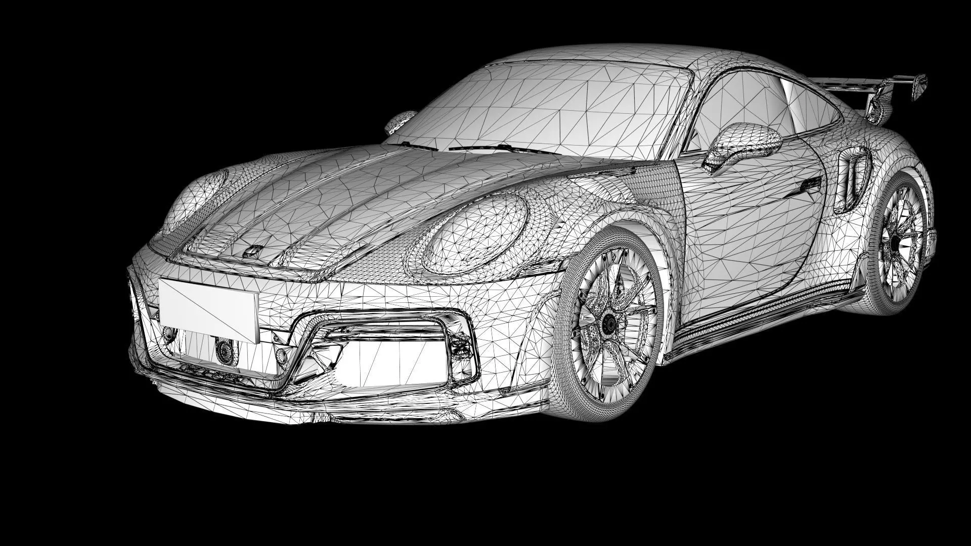 Porsche 911 TECHART GTstreet R 2022 3D model_11