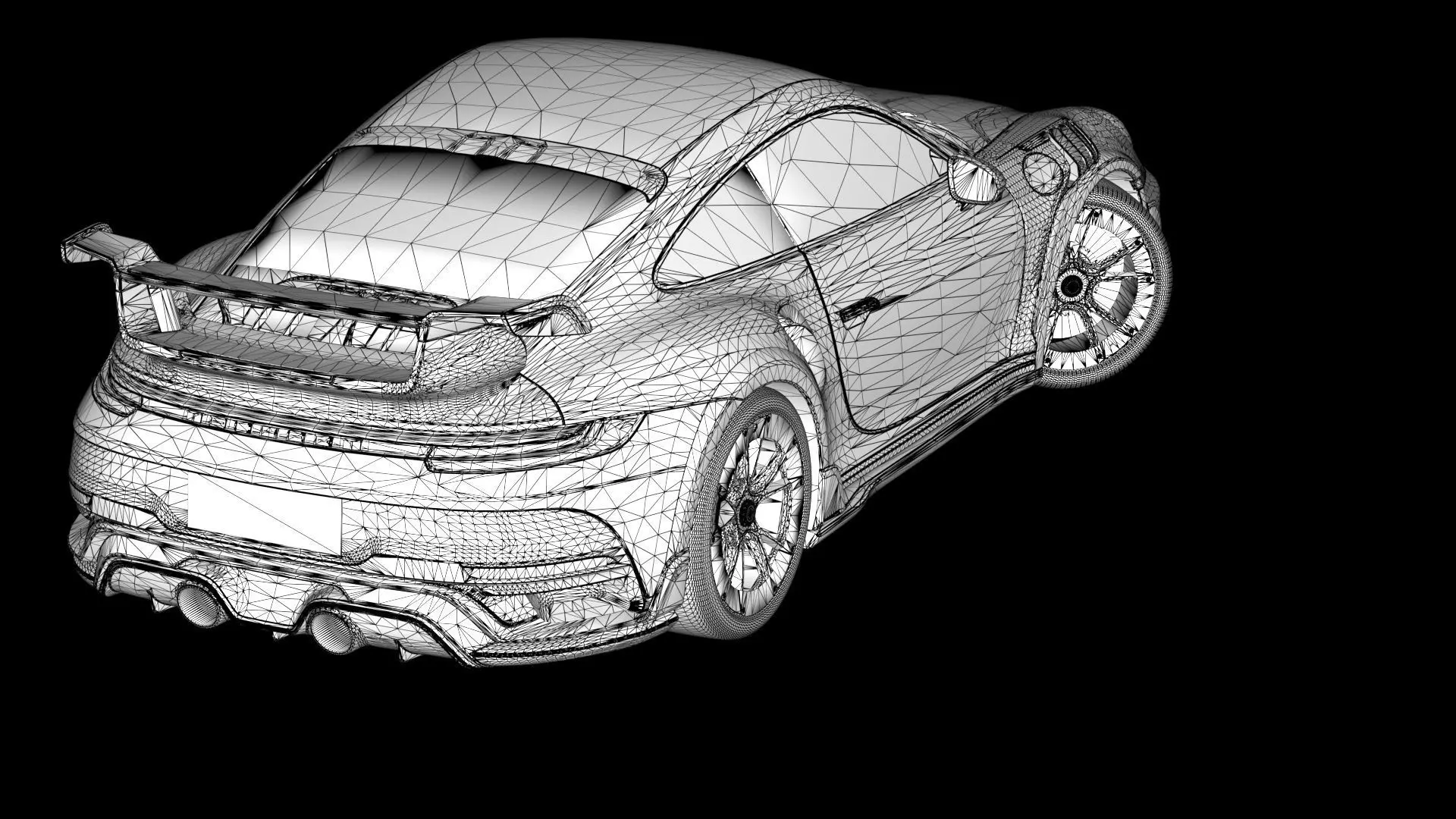 Porsche 911 TECHART GTstreet R 2022 3D model_12