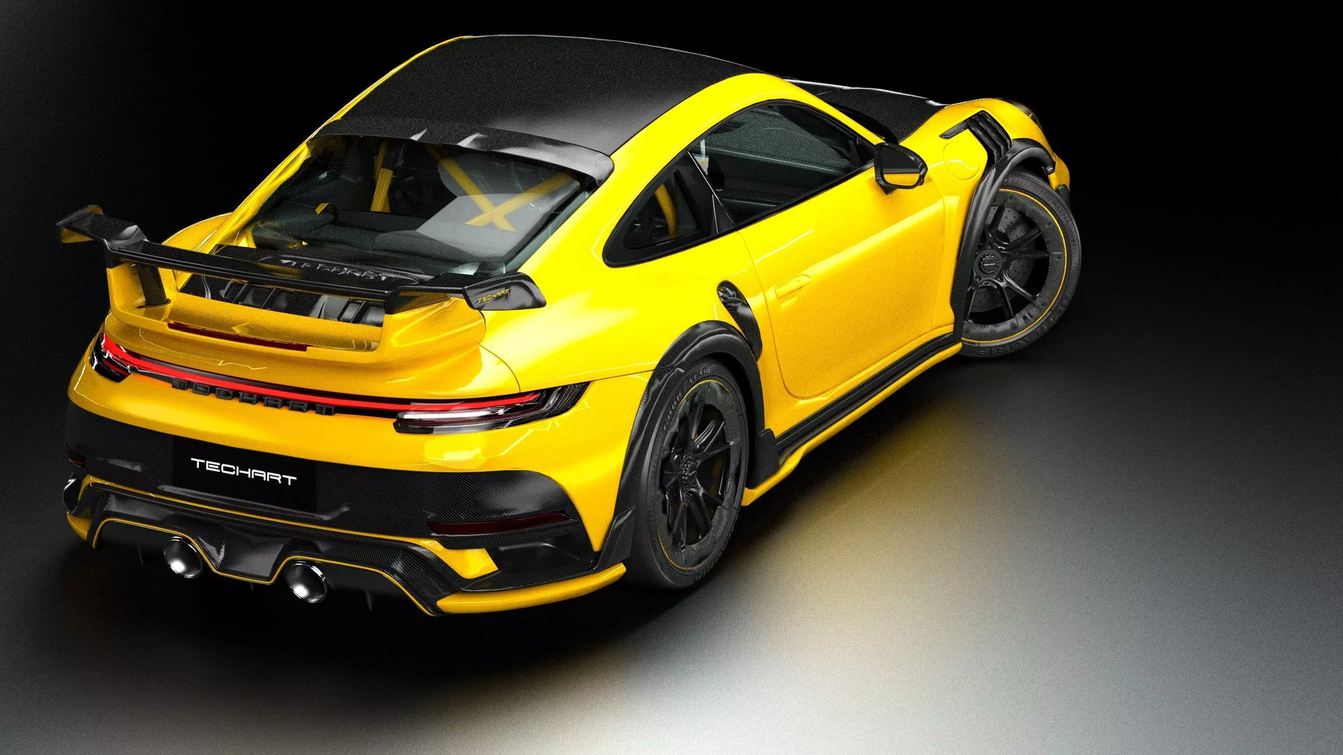 Porsche 911 TECHART GTstreet R 2022 3D model_1